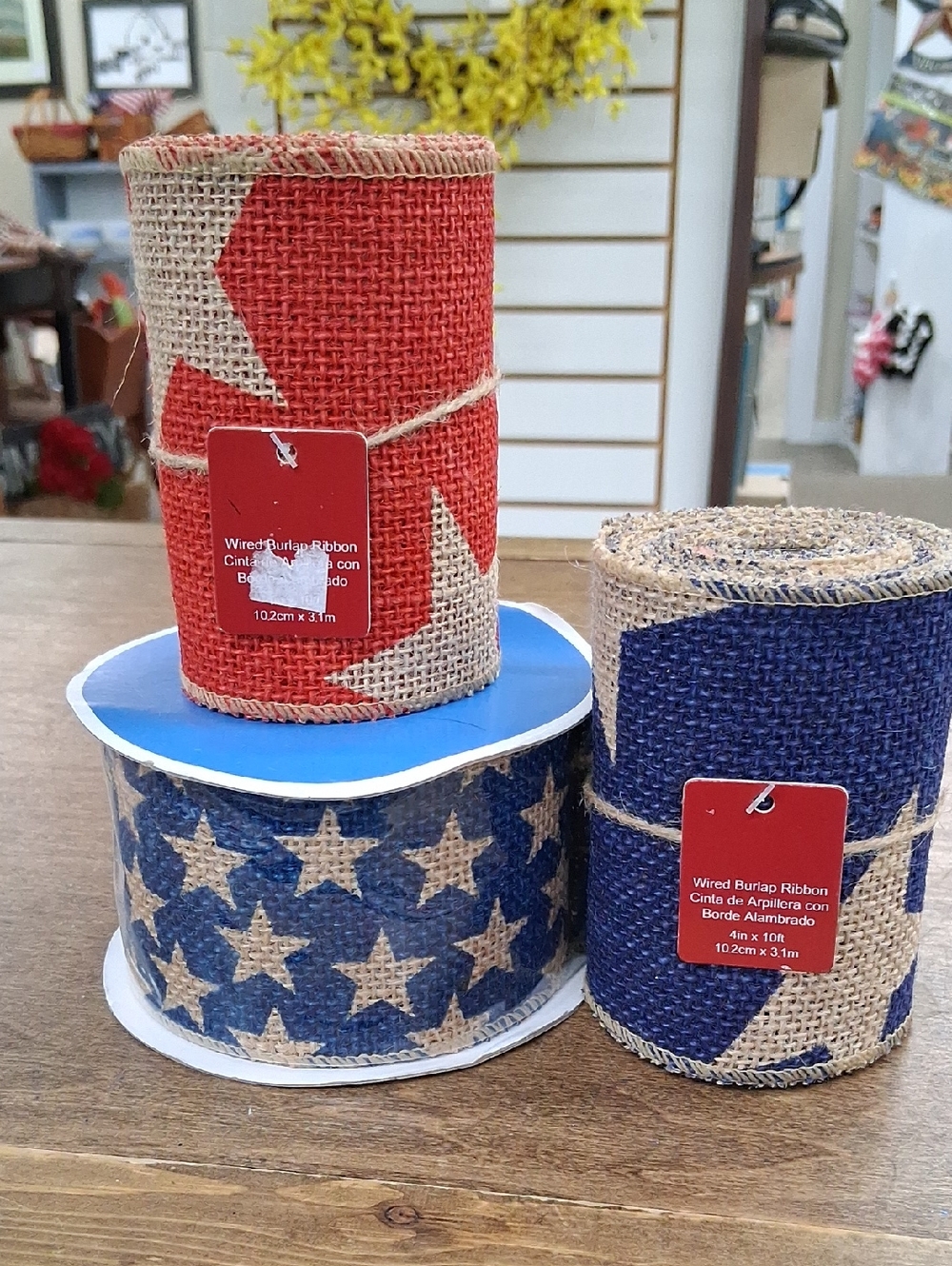 Set Of Wired Ribbon